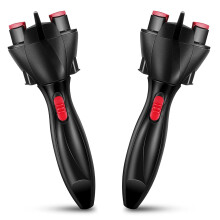 2-Piece Automatic Hair Braider Machine, DIY Styling Twister Tool Compatible with French Dreadlock & Braid Making for Women & Girls