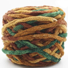 Hilo de chenilla grueso y colorido, 100 g/ovillo, 43,74 yardas, ideal para tejer con los brazos una manta o una cueva para gatos (compatible con