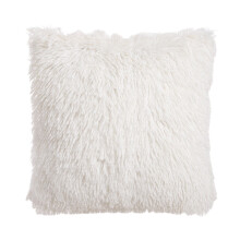 Housses de coussin décoratives douces et moelleuses en fausse fourrure double face, 40 x 40 cm (16 x 16 pouces), pour canapé et chambre à coucher.