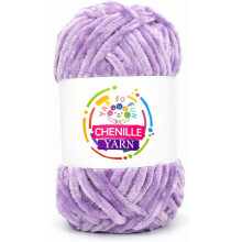 Hilo de chenilla de terciopelo suave de 100 g para ganchillo, tejido y punto – Hilo grueso para mantas de bebé para principiantes