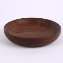1 paquete de bandeja de madera para servir, ideal para bandejas redondas pequeñas en fiestas.
