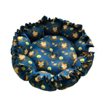 Lit rond pour chien AUQ, garantie de satisfaction client, lit pour chaton, grand lit pour chat lavable et facile à nettoyer, taille S