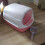 Kitty Sandbox Semi-Enclosed Cat Litter Box 7