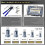 Rivet Nut Tool Kit with 430pcs M3–M8 Aluminium Rivet Nuts 3