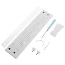 HEMOTON Journal Making Kit with Bookbinding Tools, Hole Punch Guide, Wax Thread & Clamps – Compatible with DIY Scrapbooks, Travel Diaries & Planners