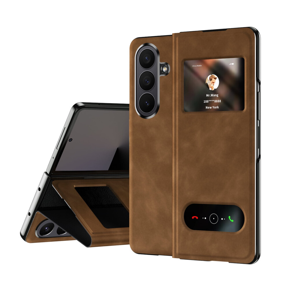 Leather Flip Stand Case For Samsung Galaxy Z Fold 7 Â 9170372568413