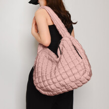 Geantă crossbody pentru femei, geantă de mare capacitate cu curea de umăr, geantă de mână la modă bej