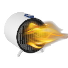500-W-Elektroheizgerät, Heizlüfter für leistungsstarke persönliche Wärme in kleinen Räumen, tragbarer Keramik-Heizlüfter mit Ladefunktion –