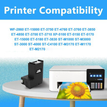 JUNXIAO Ink Maintenance Box Replacement for T04D1 – Compatible with ET-15000, ET-3750, ET-3760, WF-2860, ET-2980, ET-4750, ET-4760, ET-3830,