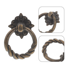 OUNONA 6 stuks vintage knoppen van massief zinklegering, handgrepen en trekknoppen voor sieradendoos