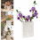 White Book-Shaped Vase 6.2x7.7in 1