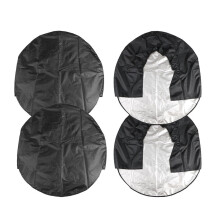 4pcs 30-32 Inch 76-81cm Waterproof Dustproof Wheel Tire Covers Case Car Tires Storage Bag Vehicle Wheel Protector for RV Truck Car Camper Trailer