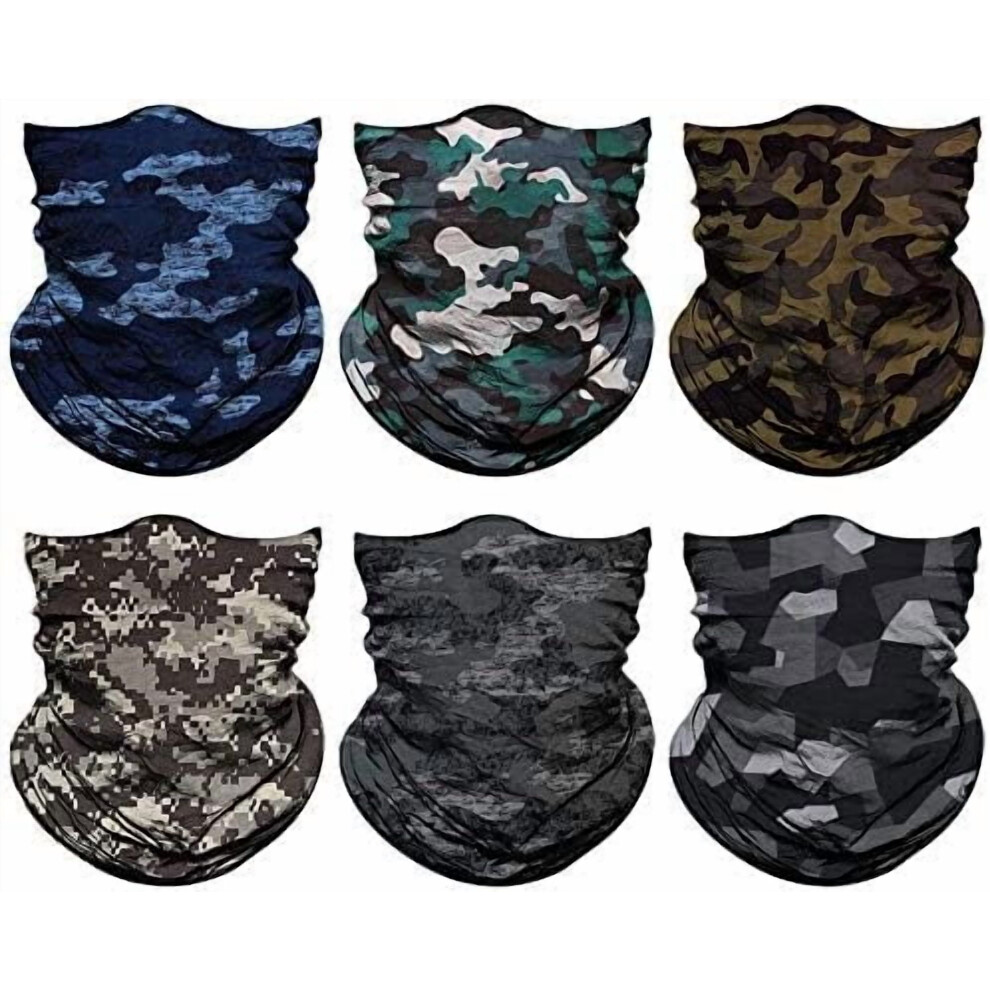Neck Gaiter Face Mask Men Women,Seamless Bandana Rave Face Cover Scarf Mask,Balaclava,Headband, Head Wrap,Headwear 9338982630115