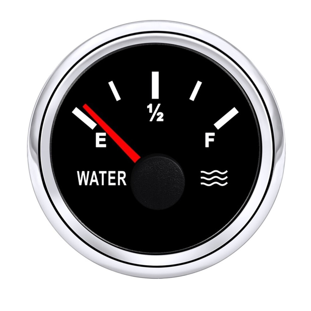 Water Level Gauge 0-190 Ohm Pointer 2" 52Mm 12V 24V Red 9132278160450