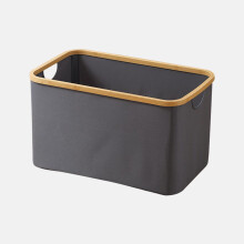 Gewebter Wäschekorb (8,4 l) für Kleidung, Spielzeug und Decken – 30 x 20 x 14 cm