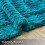 Faux Fur Throw Blanket 63 x 90 in Teal 3