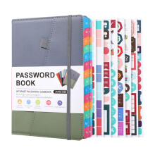Hardcover wachtwoordenboek met alfabetische tabbladen, 1 deel