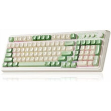 S99 Wireless Gaming Keyboard – Tri-Mode (Bluetooth/2.4GHz/USB-C), RGB Backlit, Creamy Design with Numpad & Media Knob – Compatible with PC