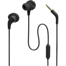 Endurance Run 2 Wired - Waterproof Wired Sports in-Ear Headphones, Pure Bass Sound, Hands-Free Calls, Never Hurt. Never Fall Out. (Black)