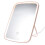 Dimmable LED Vanity Mirror, Pink, Foldable 3