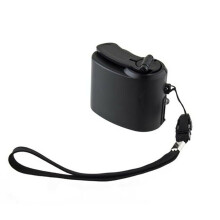 Cargador de teléfono manual SANWOOD con manivela USB, cargador de teléfono manual con manivela, generador de emergencia para exteriores, senderismo