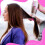 Conjunto de escova de cabelo dupla face com cerdas de javali e pente em V 4