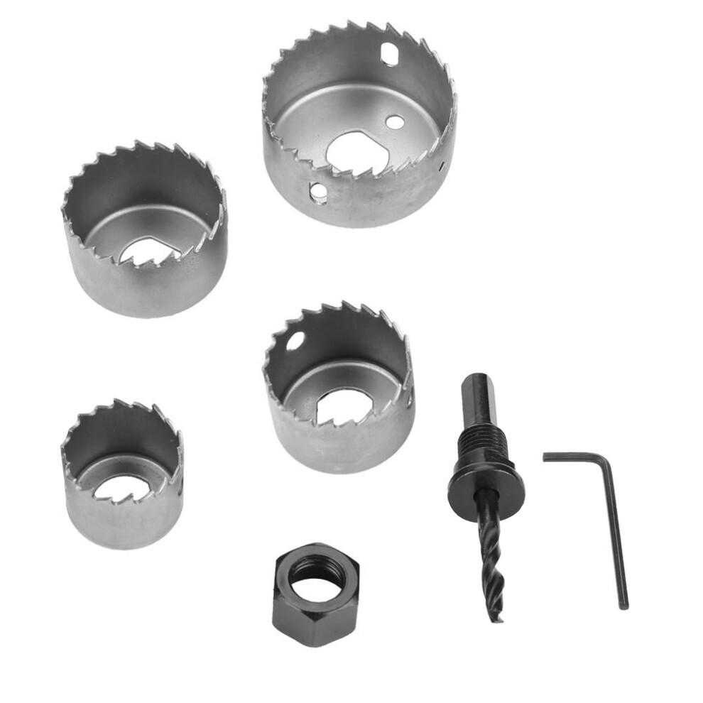 1 Set 32/38/44/54Mm High Carbon Steel Hole Saw Drill Bit Cutter Tool For Woodworking, Hole Saw Drill Bit Wood, Hole Saw Drill Bit 9338982633765