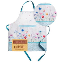 Cotton apron for women and men with pocket, kitchen cooking