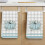 Halloween hand towels blue polyester 15x24 in 1