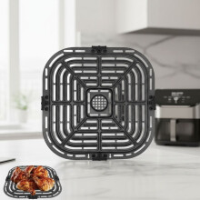 Replacement Non-Stick Grill Pan & Rack for Instant Vortex Plus 6QT Air Fryer – Compatible with Instant Pot Vortex Plus 6QT