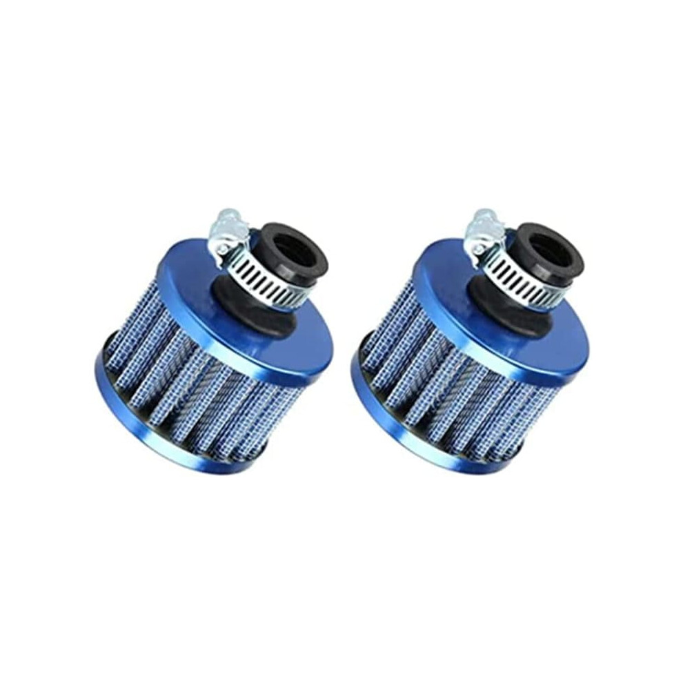 Air Filter Cold Air Intake Filter Breather Turbo Vent Air Intake Filter Cleaner Universal (Blue) Black/Blue 9028731349824