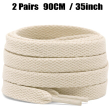 2pairs 0.31 Inch Wide Flat Shoe Laces For Sneakers, Shoelaces For Sneakers, Athletic Running Shoes Boot Strings