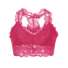Lulshou Sutiene sexy din dantelă pentru femei, lenjerie intimă, mărime plus, sutien crop cu sârmă, lenjerie intimă sexy cu decolteu în V, XXXL