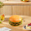Hamburger Plate Set Cute Plates and Bowls Set for Restaurant Kitchen Holiday 7 Layer 8