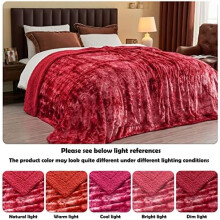 Super Soft Faux Fur Throw Blanket for Couch Tie-dye Red Sherpa Fuzzy Plush Warm Blanket for Sofa Bed (Tie-dye Red, Throw(50"x60"))