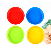 FRCOLOR Plastic Drawing Tray for Painting Use with Assorted Color Bowls Ideal for Kids Art Craft and Cleaning Brushes 4pcs
