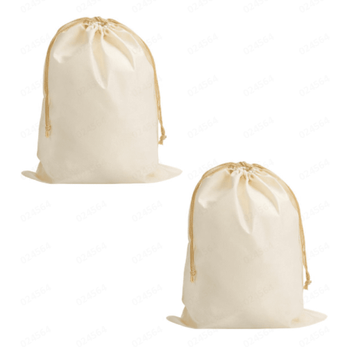 2PC Thick Canvas Laundry Bags – Extra Large, Heavy Duty, Handles & Drawstring – Washable, Foldable Liner – Compatible with Standard Baskets