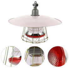 Round Dog House Heating Lamp Metal Waterproof 1 pc