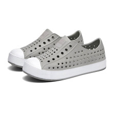 Boys Sandals Summer Casual Comfortable Closed Toe Non- Soft Sole On Water Shoes Kids Classic Pool Beach Outdoor Indoor Wear Clogs,Grey,7-8 Years
