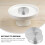 Worgeous2pcs Ρουλεμάν περιστρεφόμενης βάσης κέικ, ρουλεμάν περιστρεφόμενης πλάκας από 8