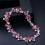White Gold Plated Cubic Zirconia Austrian Crystal Leaf Branch Bangle Bracelets 6