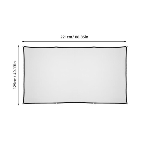 OUNONA Outdoor Projector Screen for Room Foldable Stools Ornaments 1