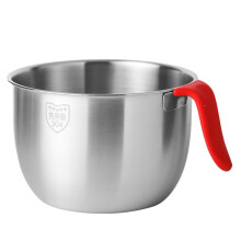 Stainless Steel Egg Mixing Bowl Food Bowl Salad Bowl Dough Mixing Bowl with Handle