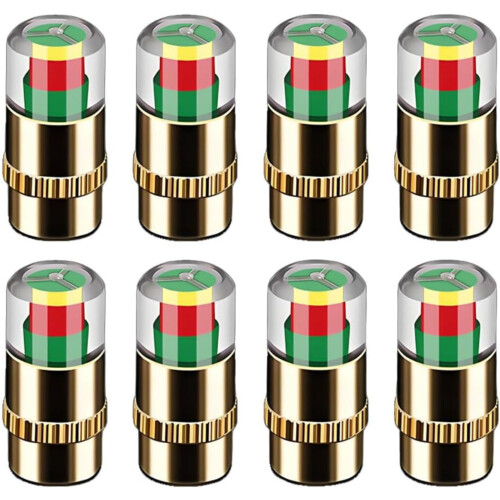 Capace de supapă pentru presiunea anvelopelor, 2,4 bar, pachet de 3