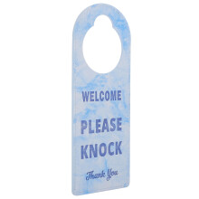 Double Sided Please Do Not Disturb Please Knock Door Hanger Sign For Hotel Bedroom
