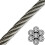 Flykabel 316 rustfritt stål 1/8" x 50' 1