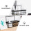 2 Tier Wire Basket Storage for Kitchen Balcony Bathroom 4