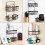 2 Tier Wire Basket Storage for Kitchen Balcony Bathroom 6