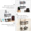 2 Tier Wire Basket Storage for Kitchen Balcony Bathroom 7