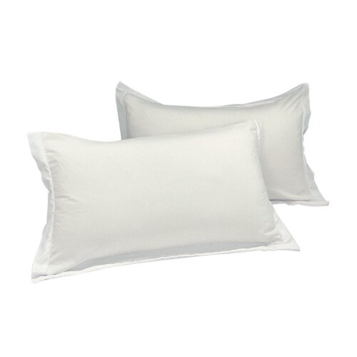 Fronhas de algodão premium lavado, 48x74cm, pacote com 2 unidades. 1
